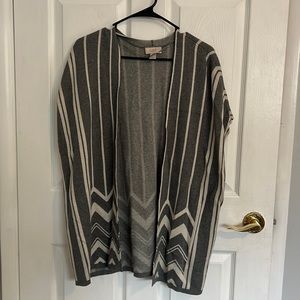 LOFT Short-Sleeve Open Front Cardigan